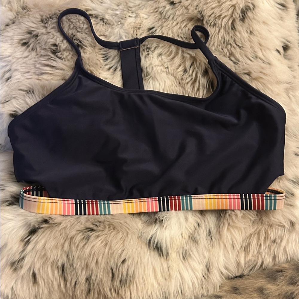 Art Class navy blue bikini top